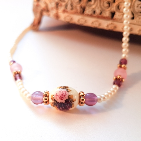 Cottagecore Romantic necklace 🌹🌹🌹 - Picture 1 of 10